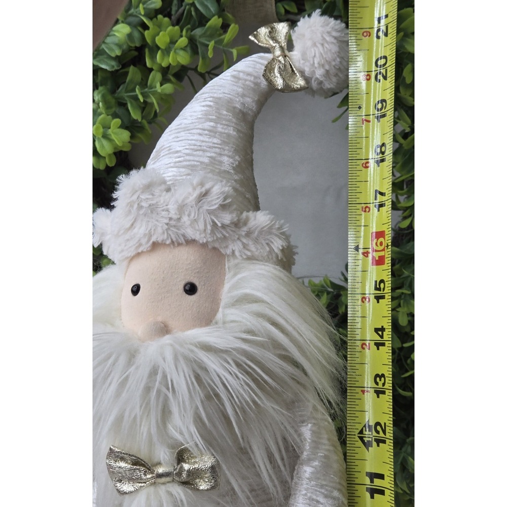 Jellycat Shimmer Santa Large 21" Gold  Metallic Christmas Plush Retired Rare HTF - Picture 9 of 14